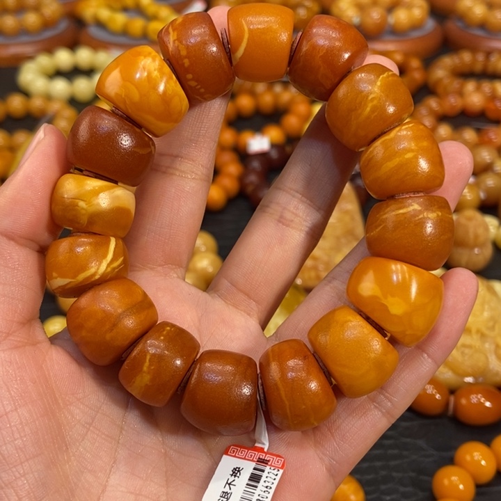 琥珀手链未镶嵌蜜蜡