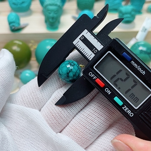 绿松石未镶嵌圆珠