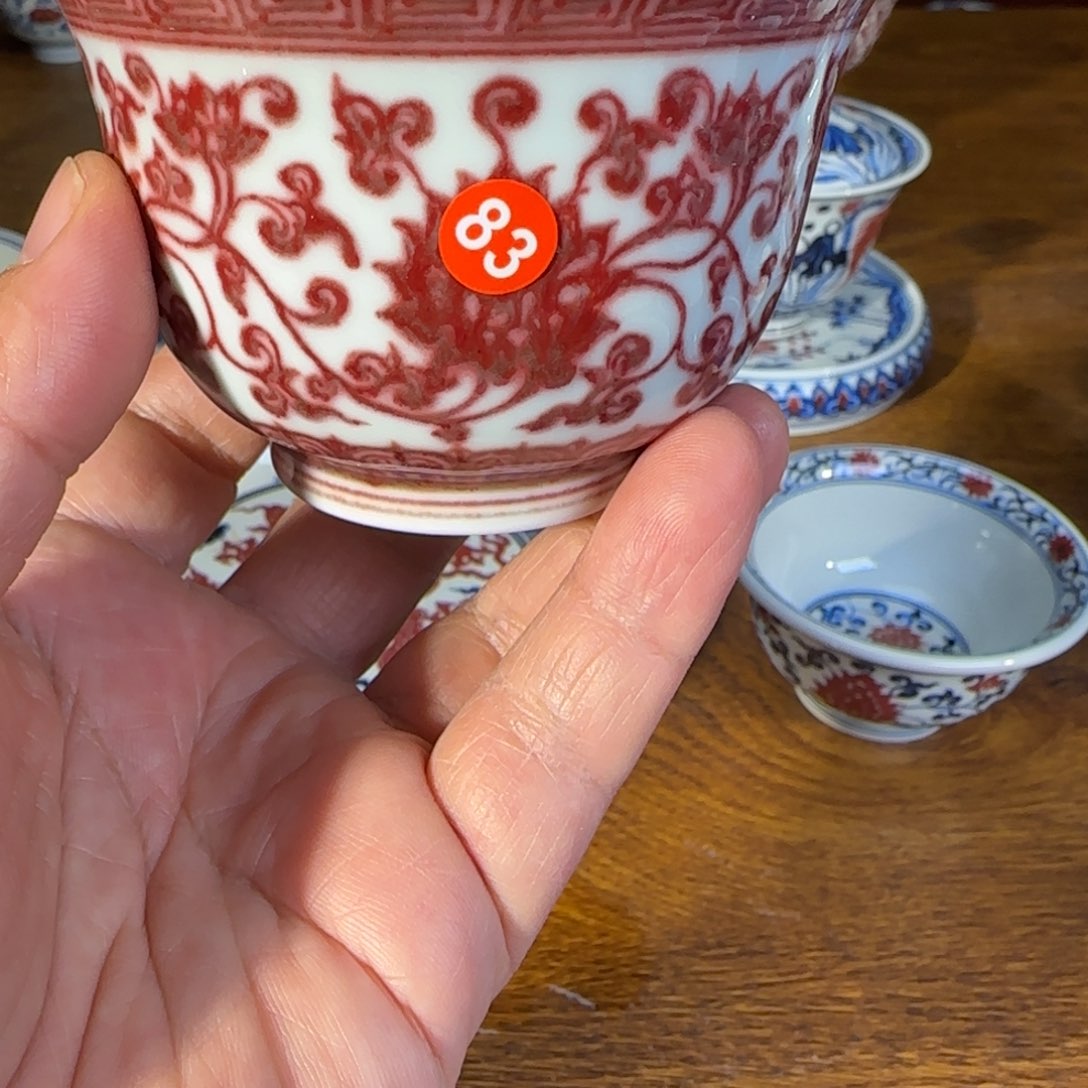 景德镇原矿釉里茶具