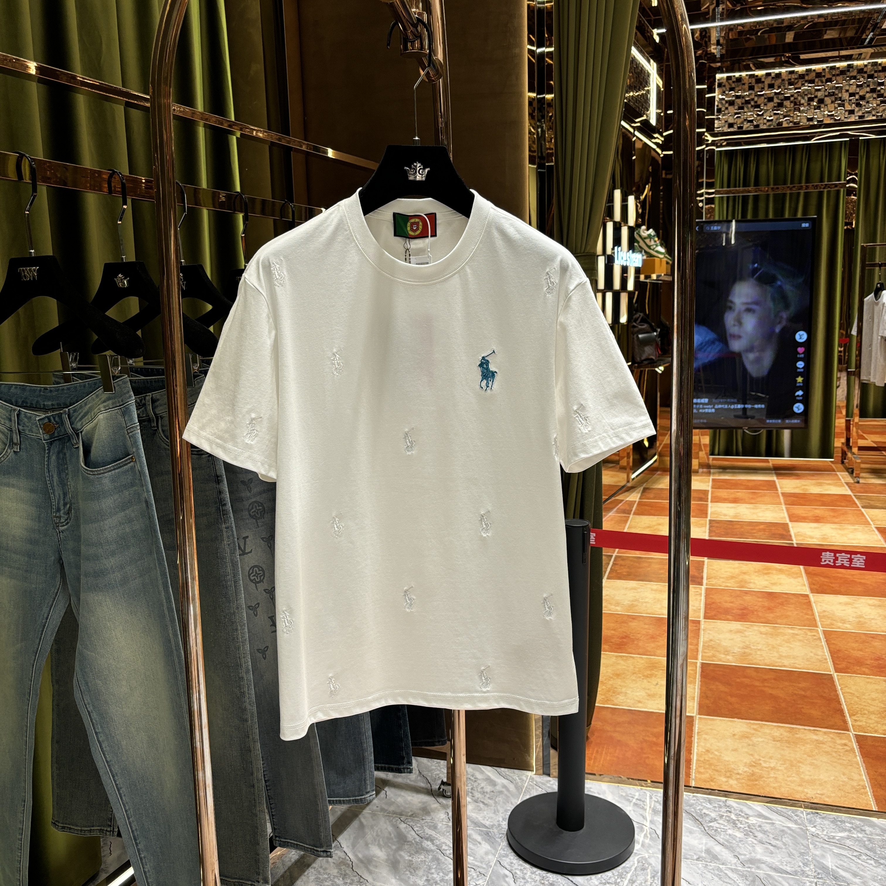 BO- DSX-2025春夏新品高级感时尚百搭重工短袖25027