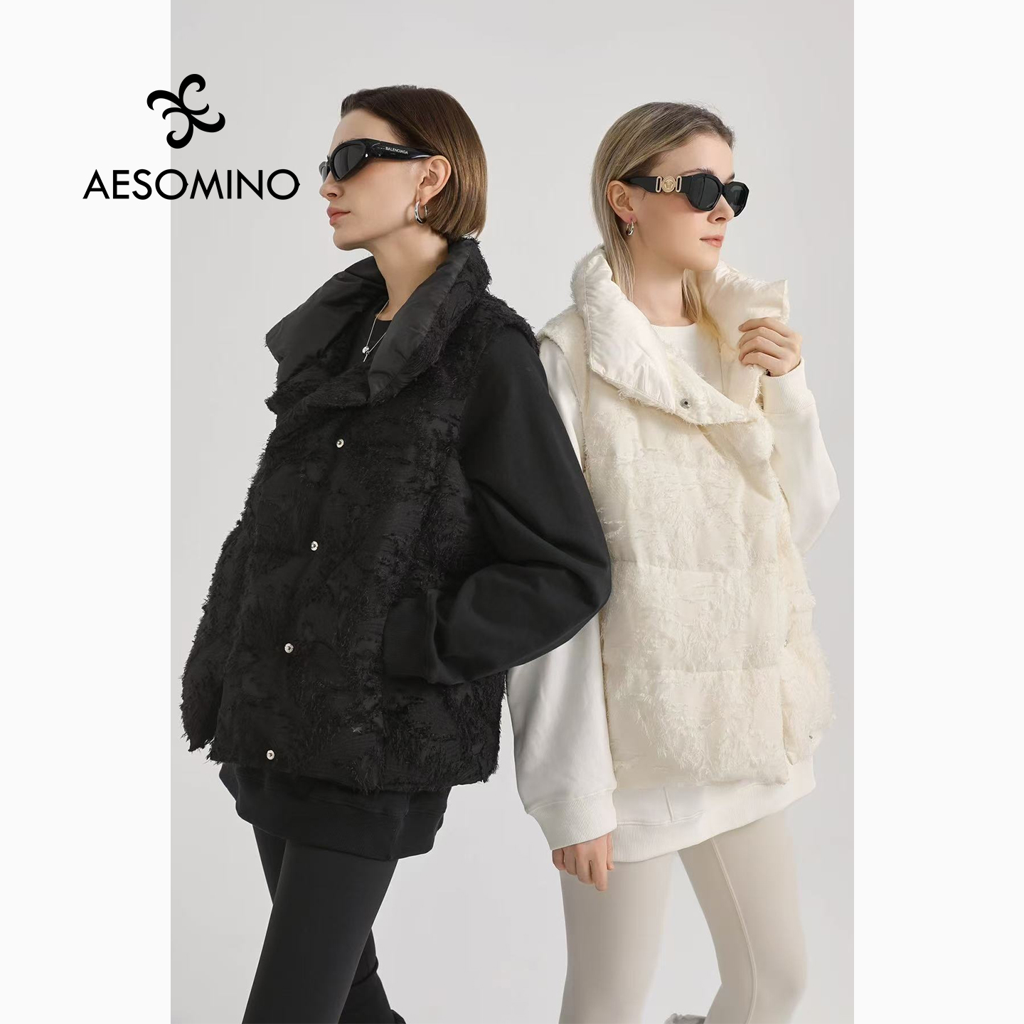 冬款羽绒马甲女90白鸭绒马夹厚款国风压花保暖背心慵懒风DARVA