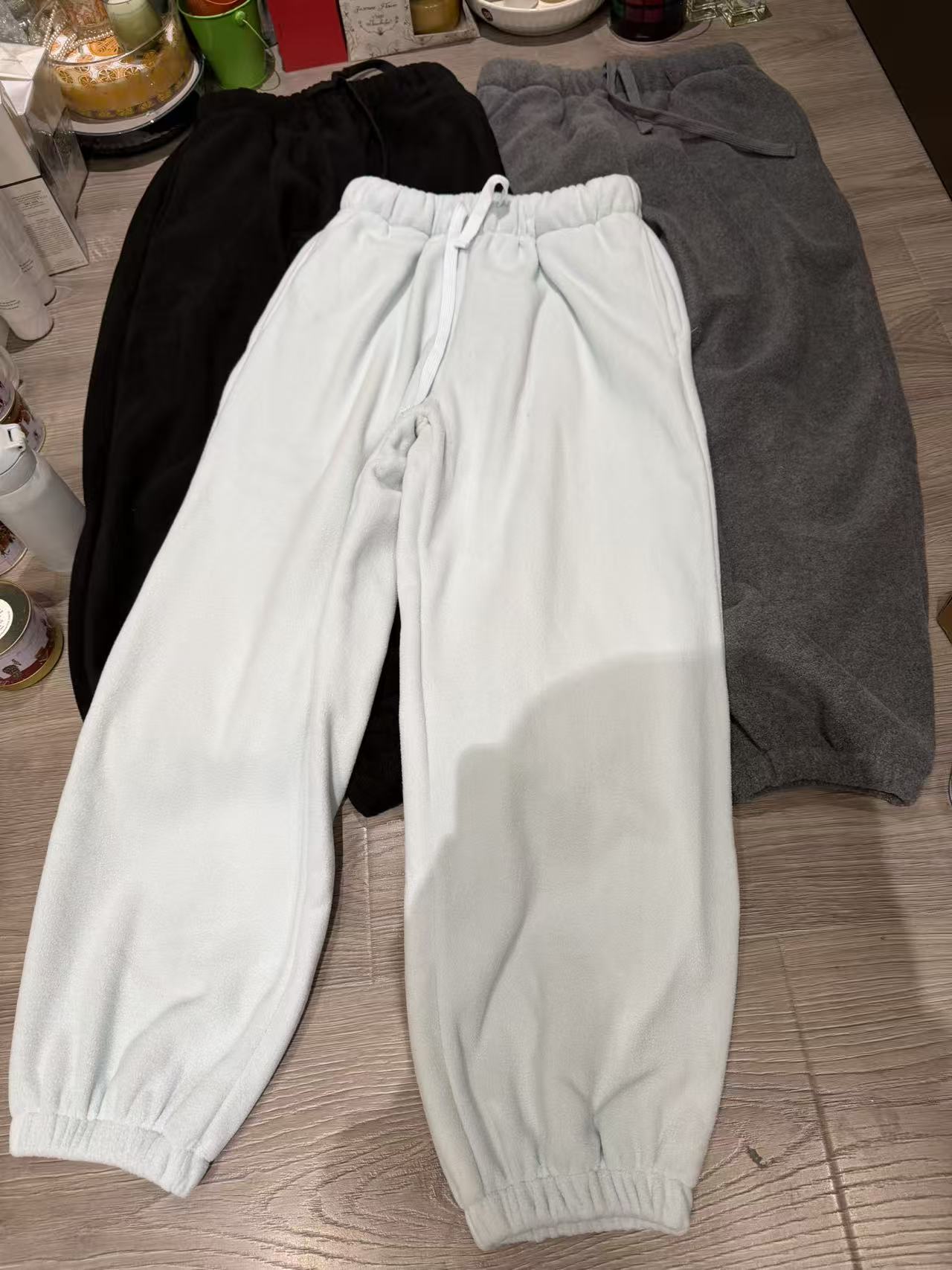 25480 秋冬抓绒休闲裤女