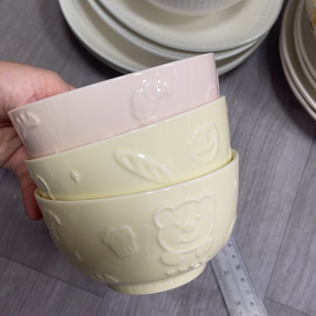微微瑕陶瓷餐具陶瓷餐具4个4.5