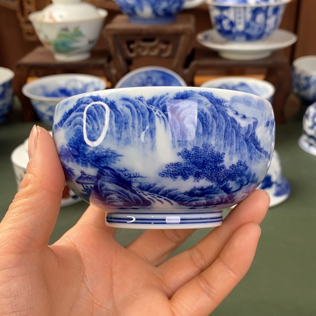 杯景德镇陶瓷手工手绘