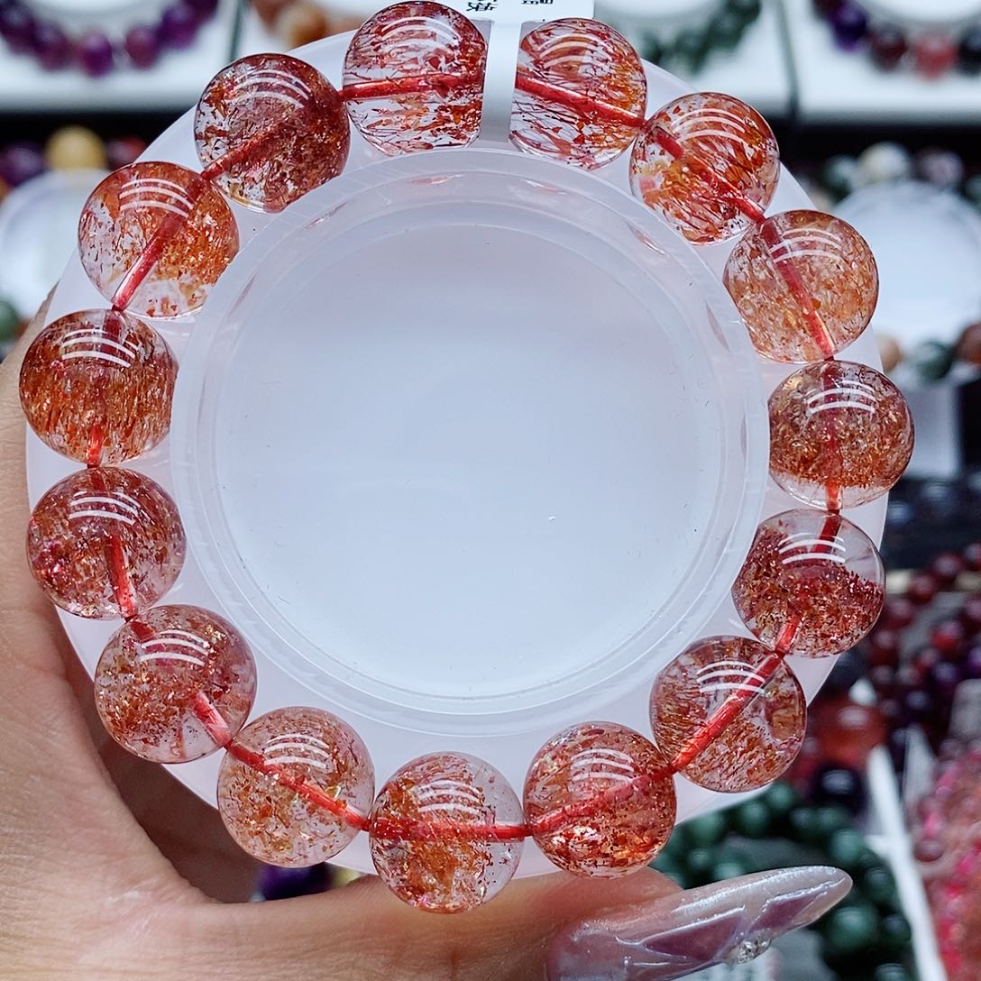 手链未镶嵌水晶极品金草莓
