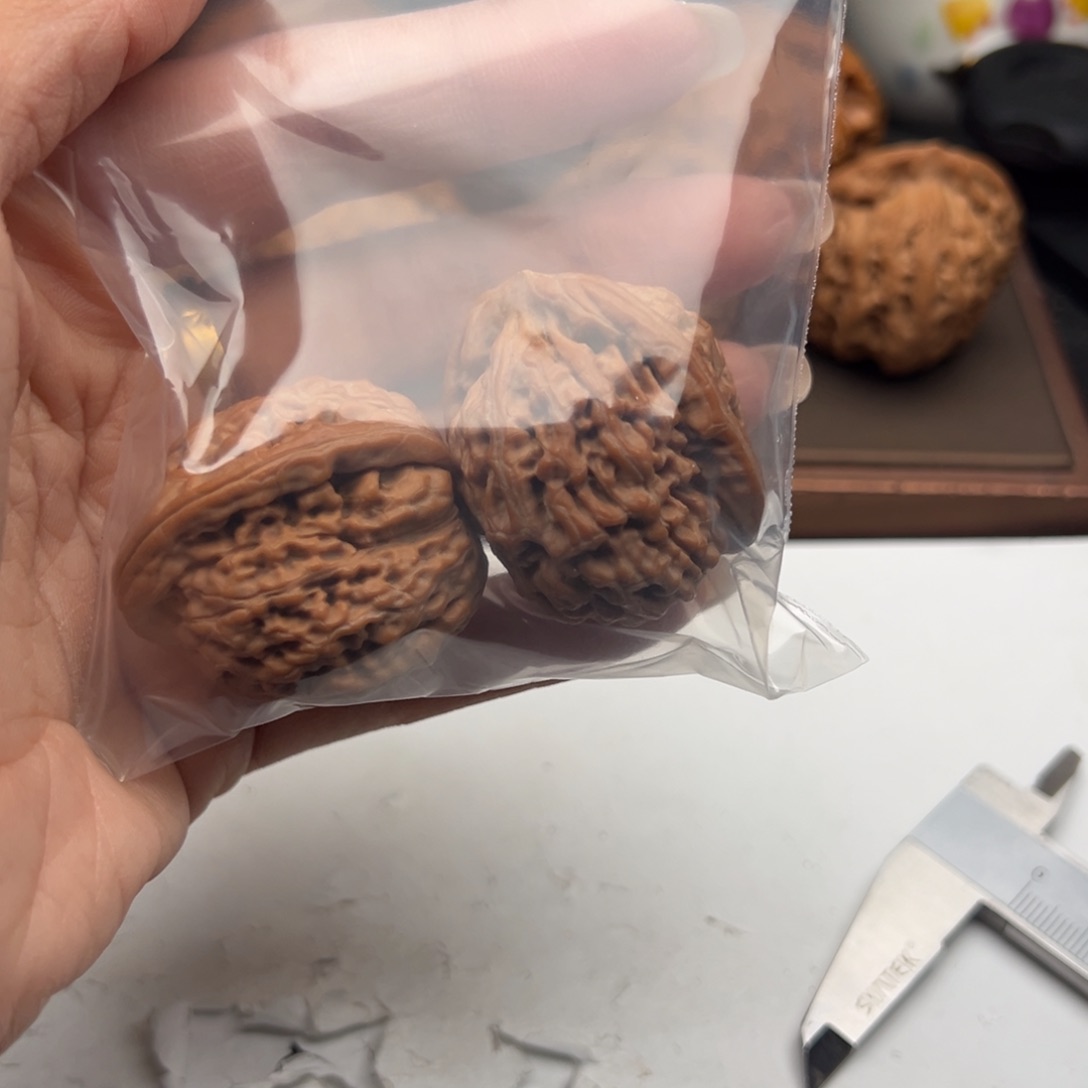 文玩核桃把件莲花35