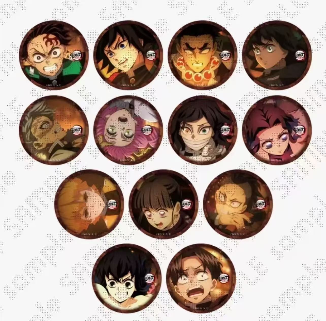 小洵   鬼灭之刃  柱训练篇 去往无限城吧唧盲盒（默认代拆）