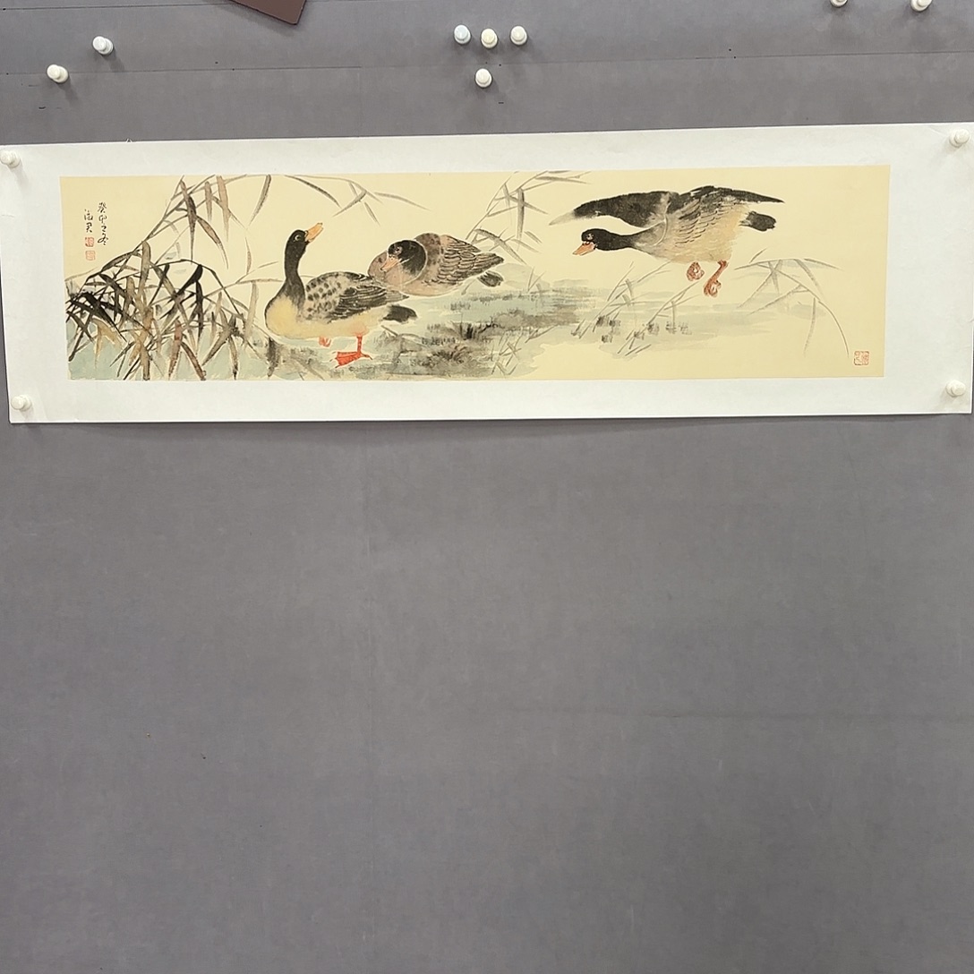 国画艺术家真人手绘