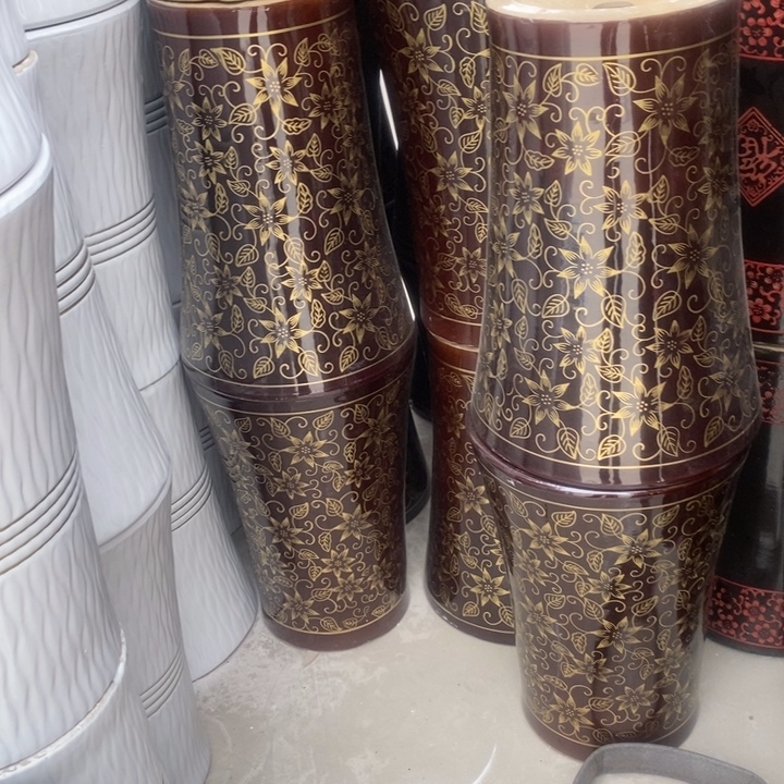 高腰棕金花特大号口37/55