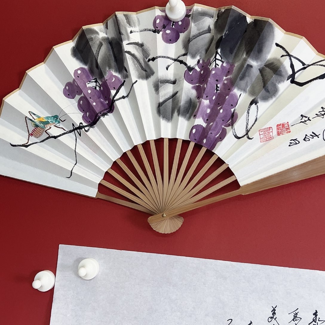 国画冯伟老师亲笔手绘国画作品慧 