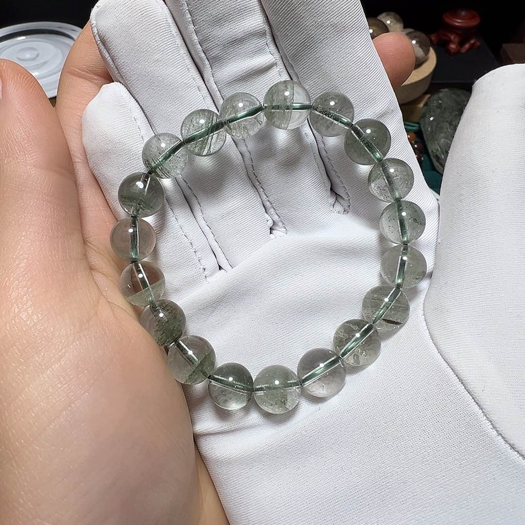 水晶手串未镶嵌绿幽灵10