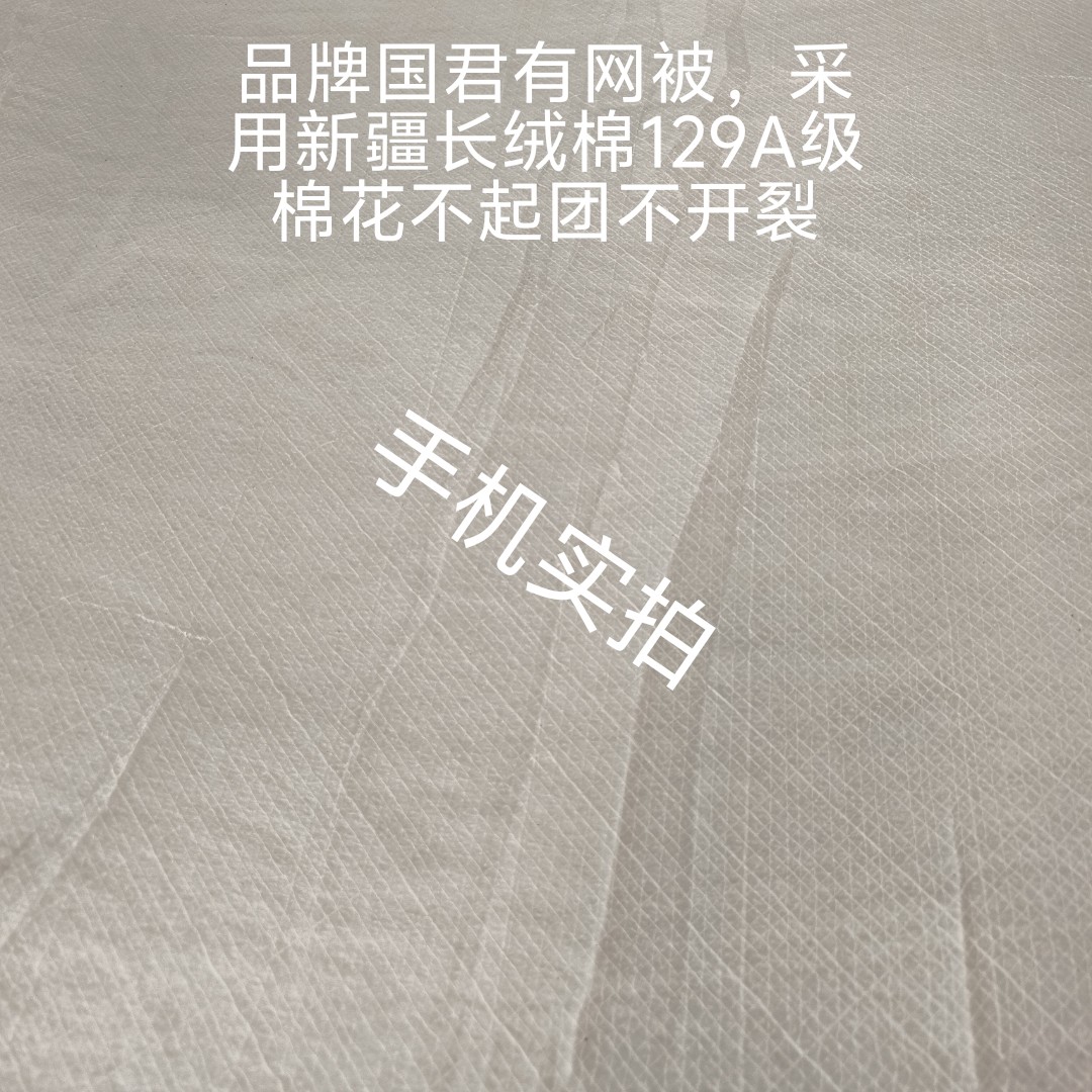 学生被芯国君新疆长绒棉棉絮有网被
