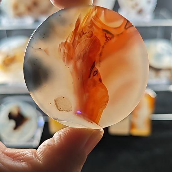 玛瑙/玉髓未镶嵌吊坠(不含链)30号