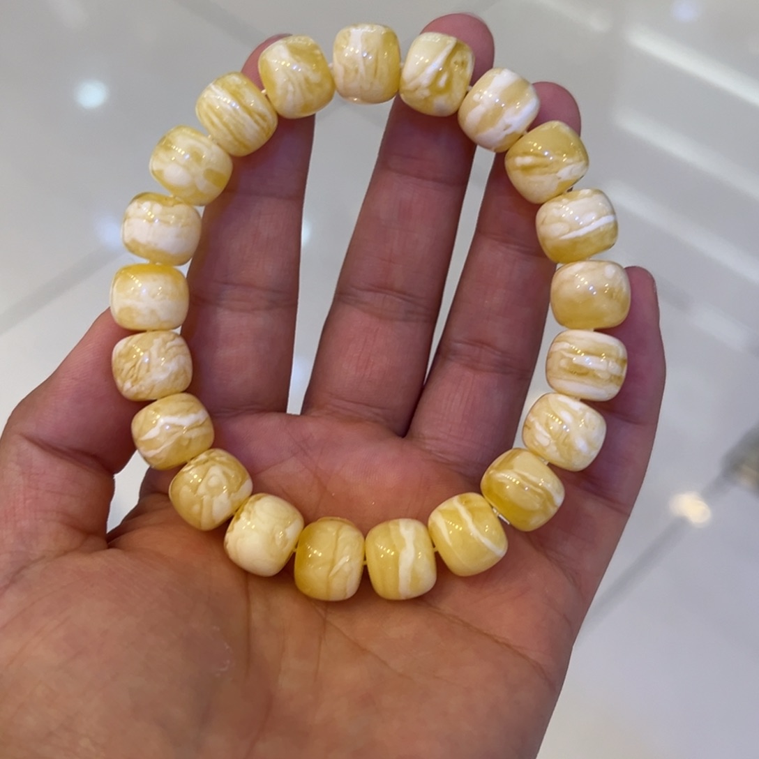 未镶嵌琥珀手链12➕虎皮纹老型手串