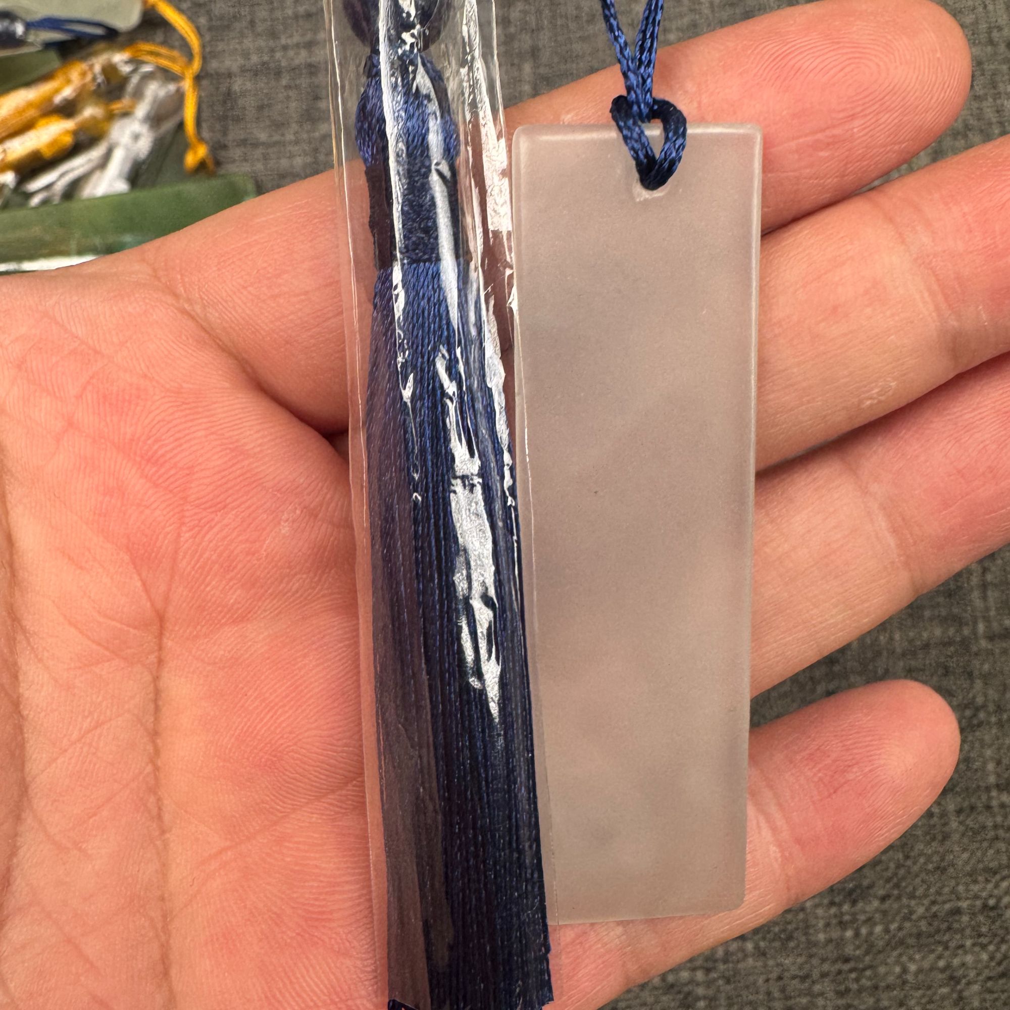 天然和田玉书签-20号