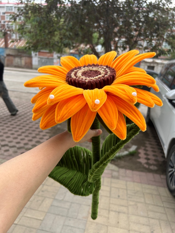 高度50创意手工扭扭棒花束巨型向日葵用于中高考鼓励成人礼大号