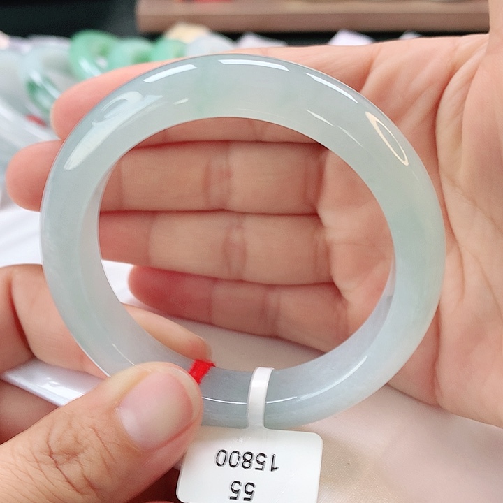 未镶嵌手镯翡翠55正