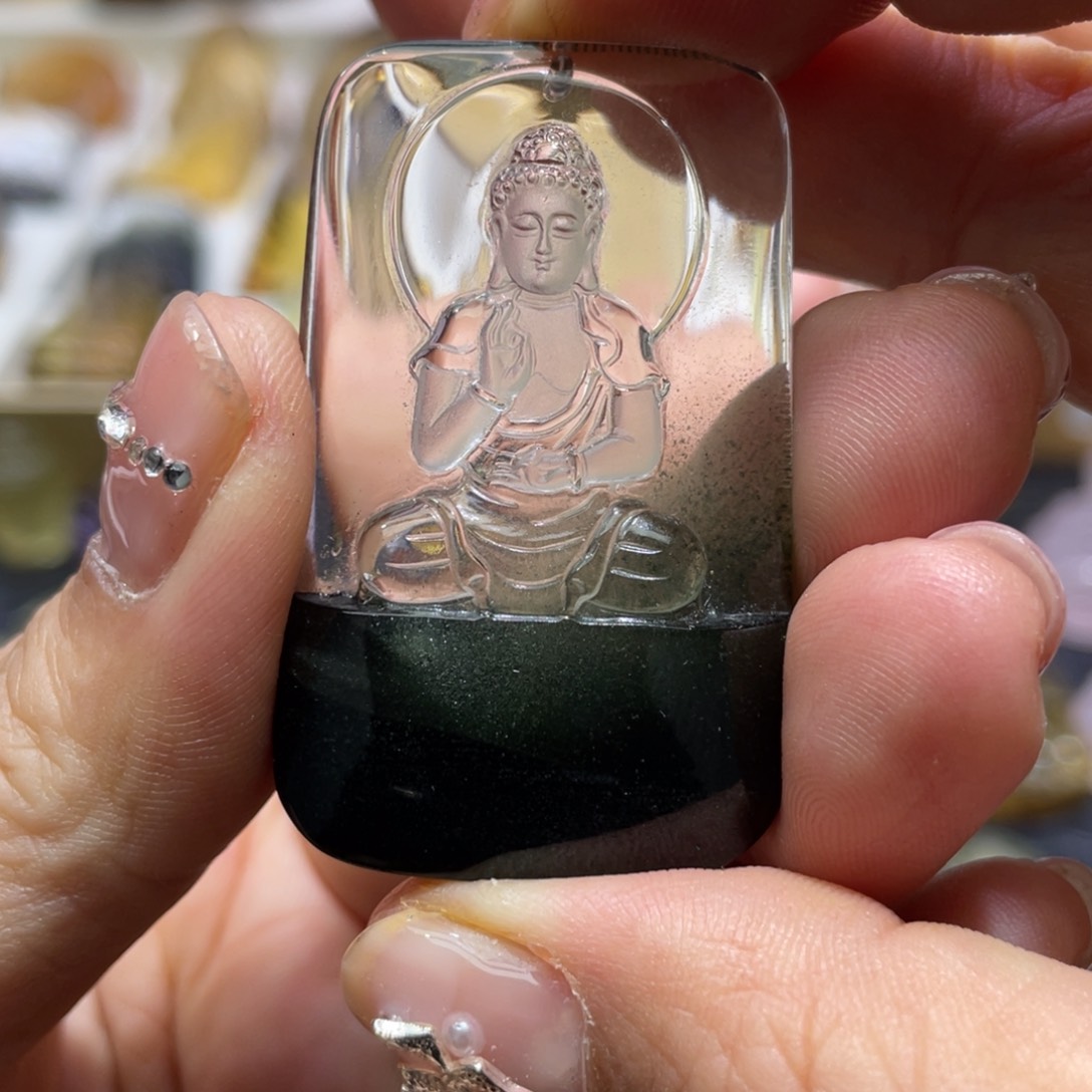 水晶颈饰未镶嵌润*定制