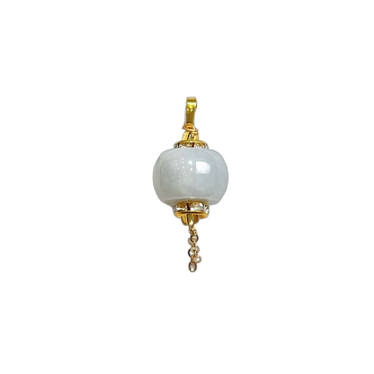 翡翠单珠吊坠A33-29赠礼盒(多样性发)不含链