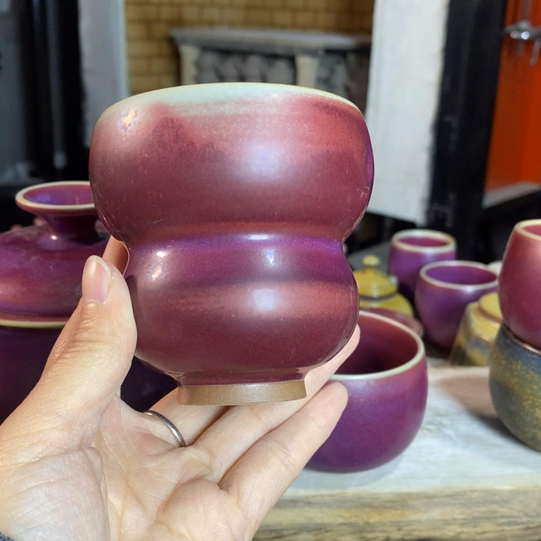 神后钧瓷手工……茶器微瑕