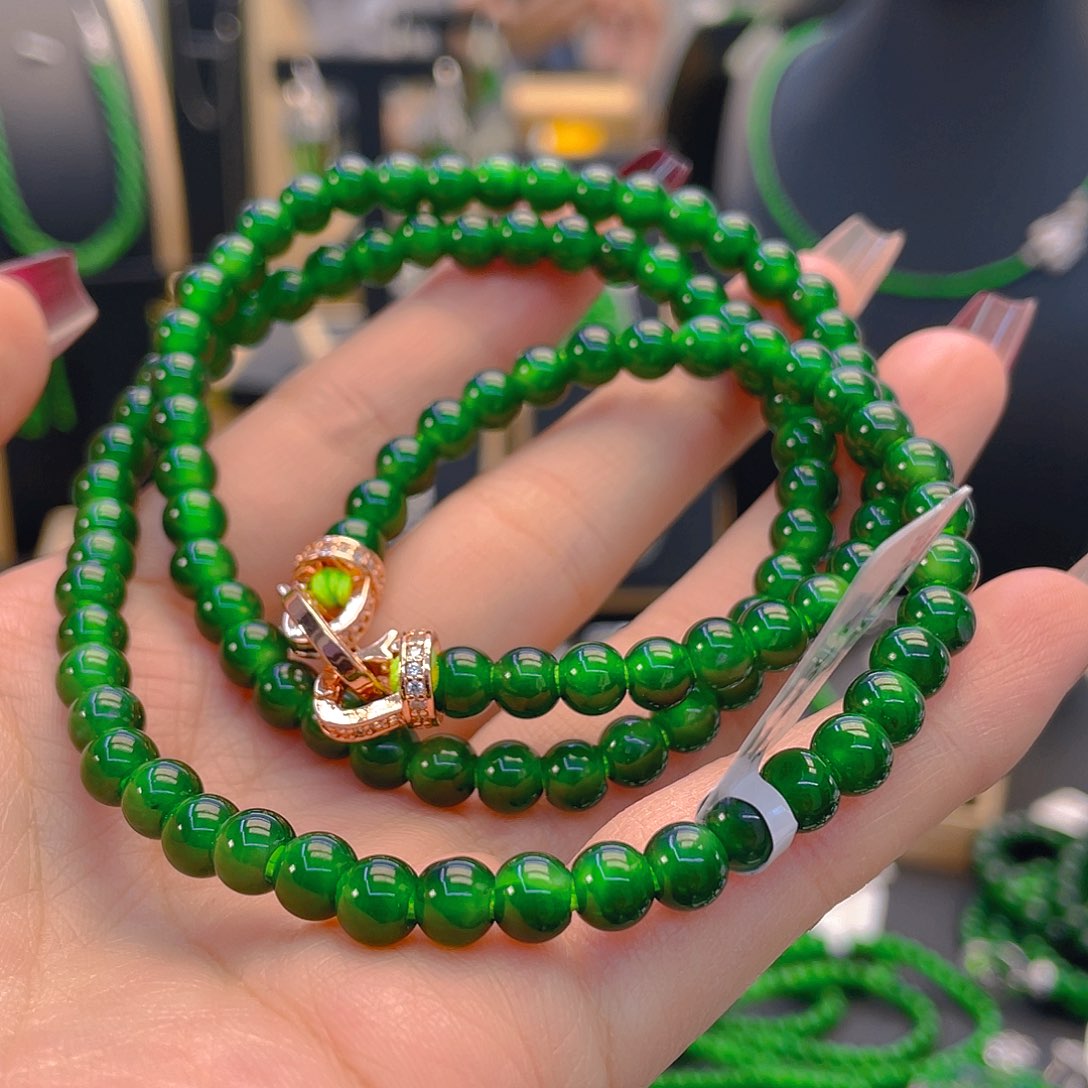 翡翠项链未镶嵌卡6