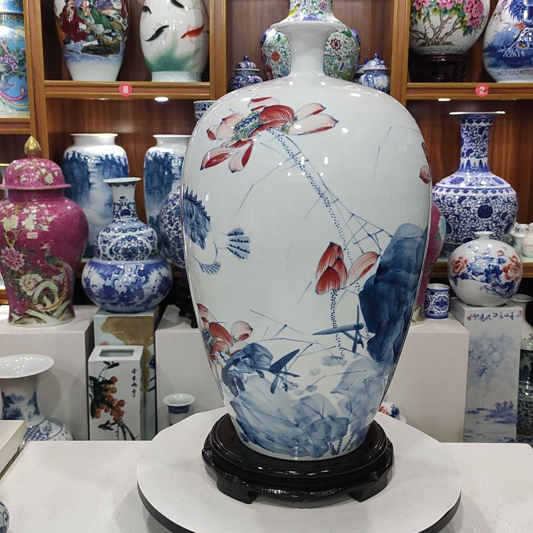 瓷片景德镇陶瓷花瓶