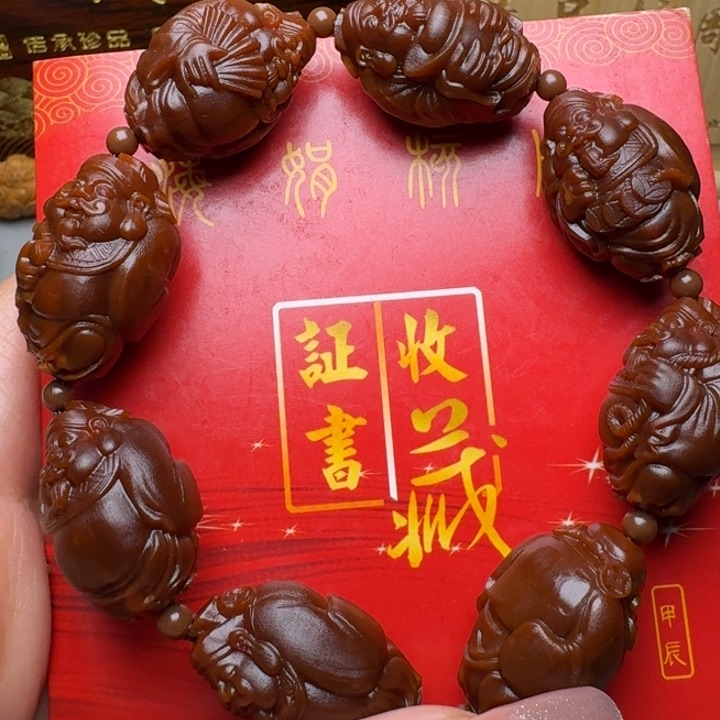 橄榄核手串/手链八大财神