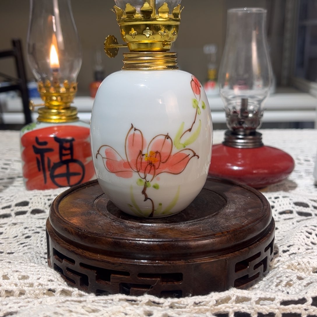 摆件景德镇陶瓷香薰灯