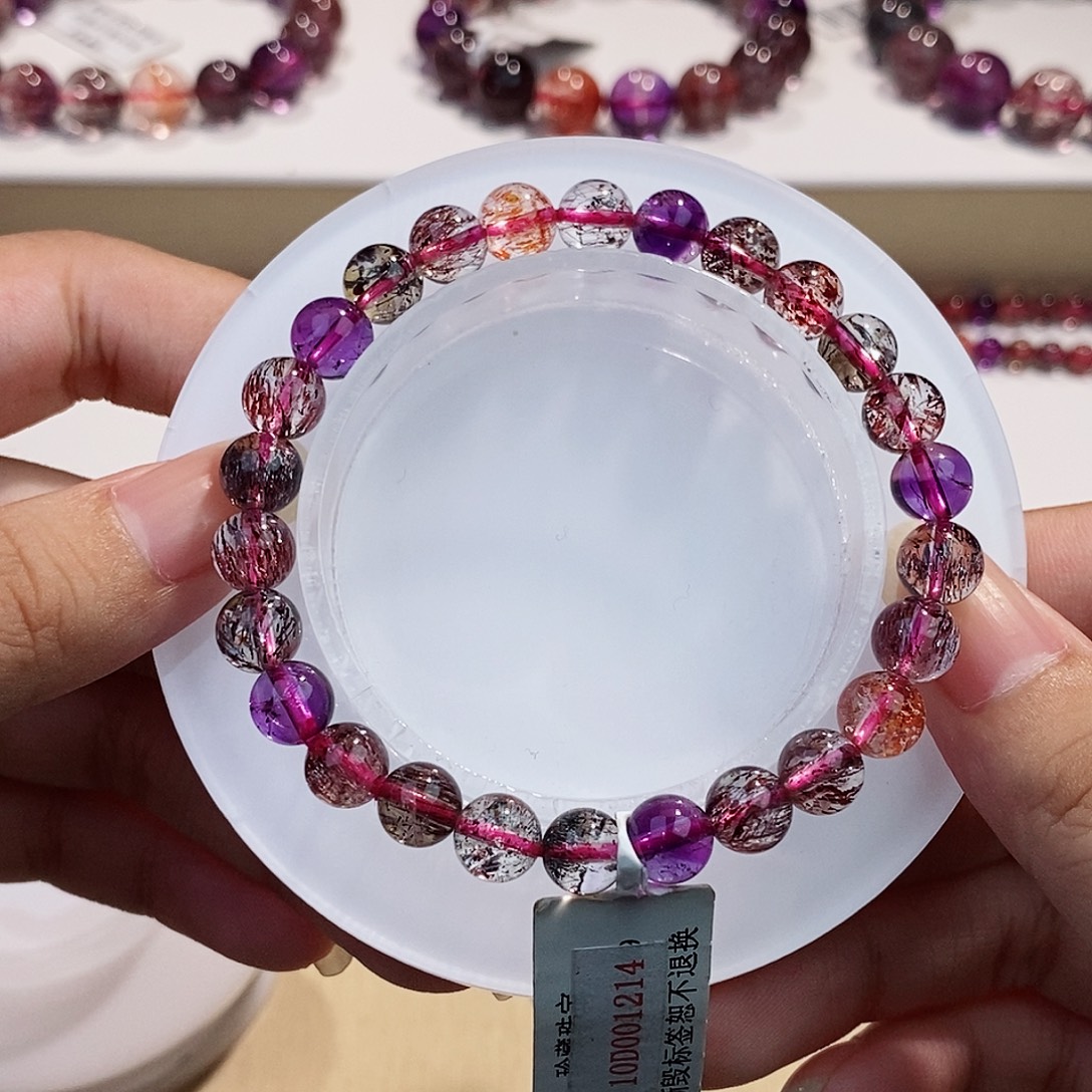 未镶嵌水晶手链黑加仑7