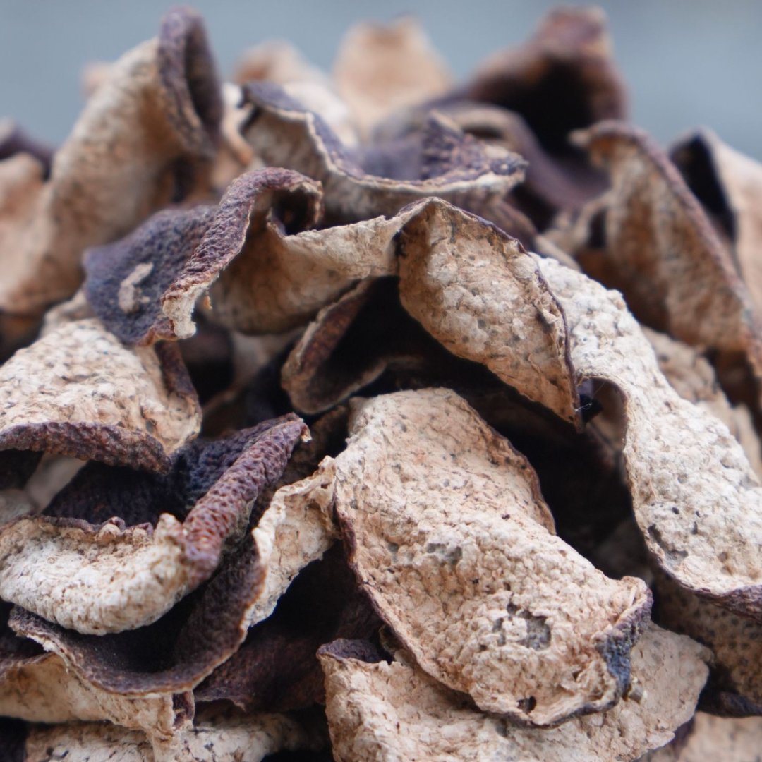 【2016年天马圈枝大红单片】新会陈皮干仓存储自然生晒