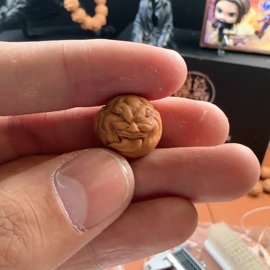 猴头核桃吊坠修罗僧