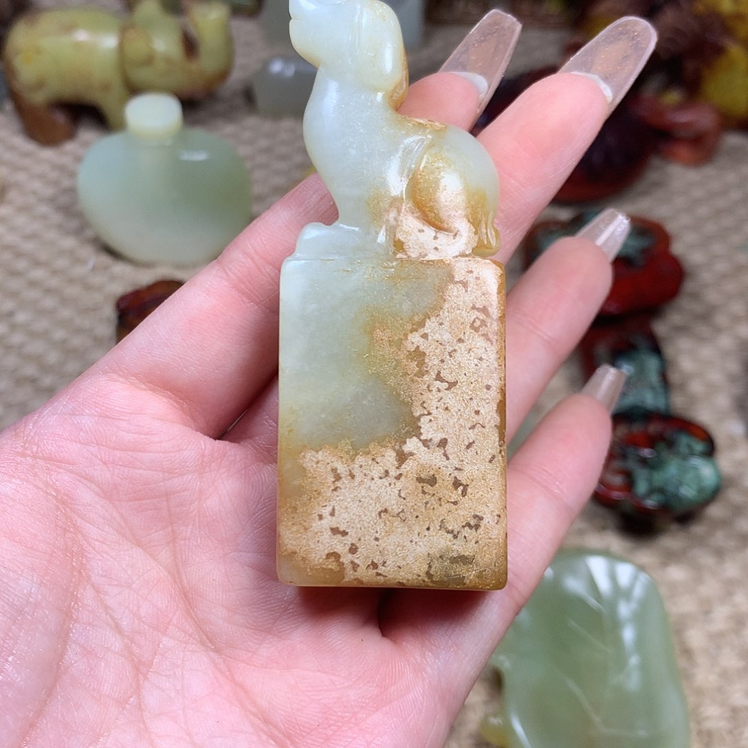 白玉菩提吊坠挂件