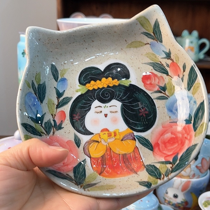 陶果**你景德镇釉下手绘陶瓷  