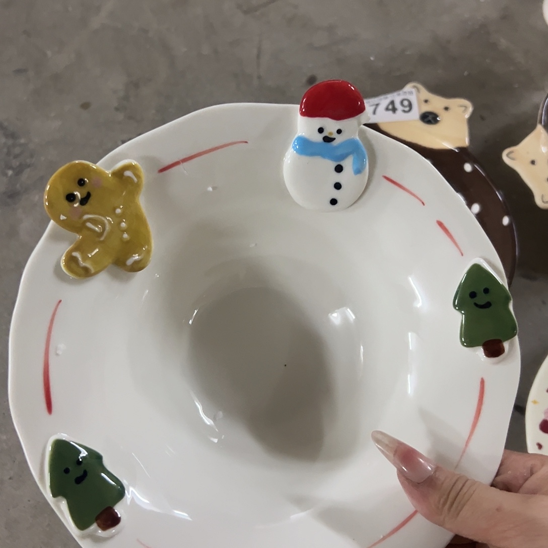 陶微瑕姜饼人汤碗一个