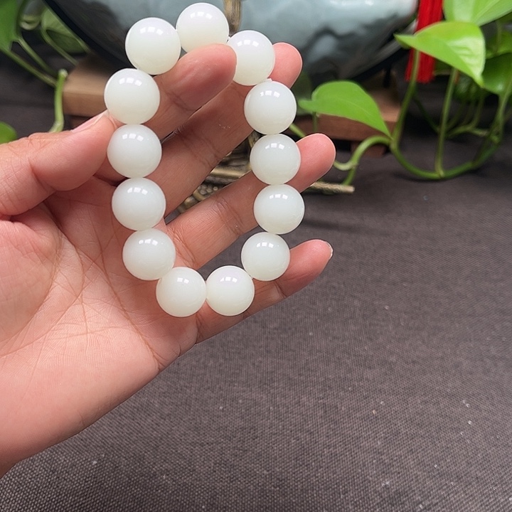 和田玉（白玉）未镶嵌套链