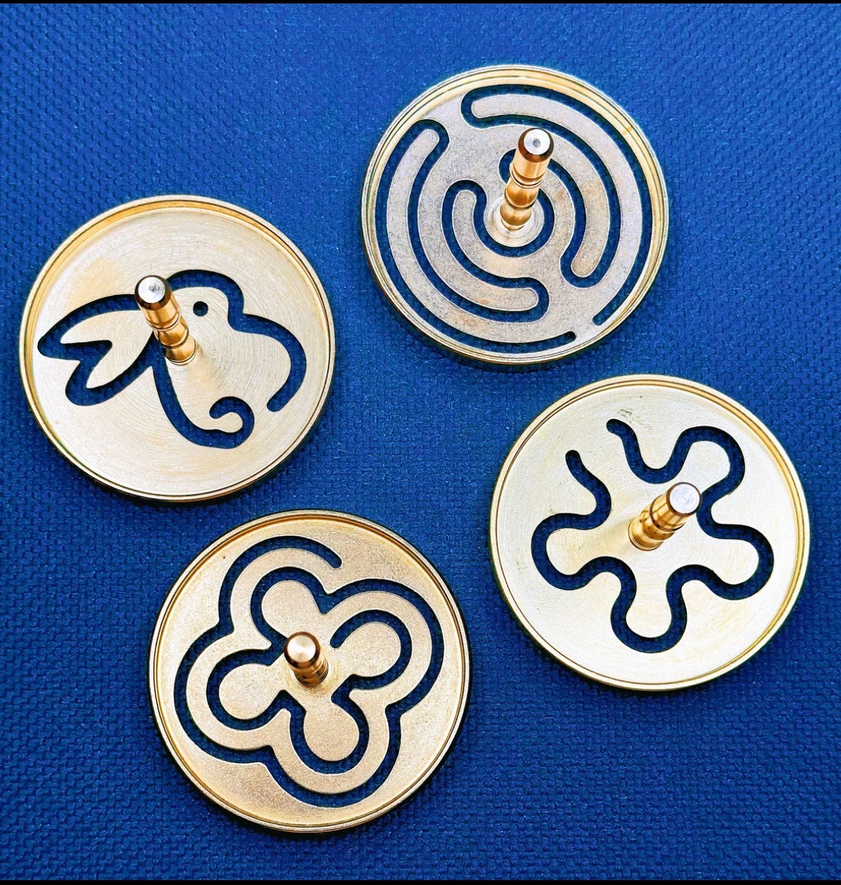 6cm兔子+梅花+雪花+同心圆打篆香篆工具香道配件印香