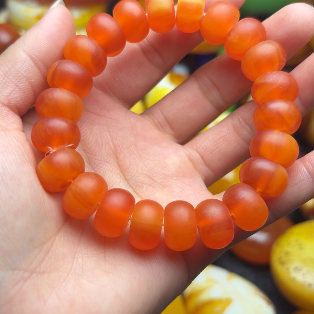 未镶嵌琥珀手链蜜蜡