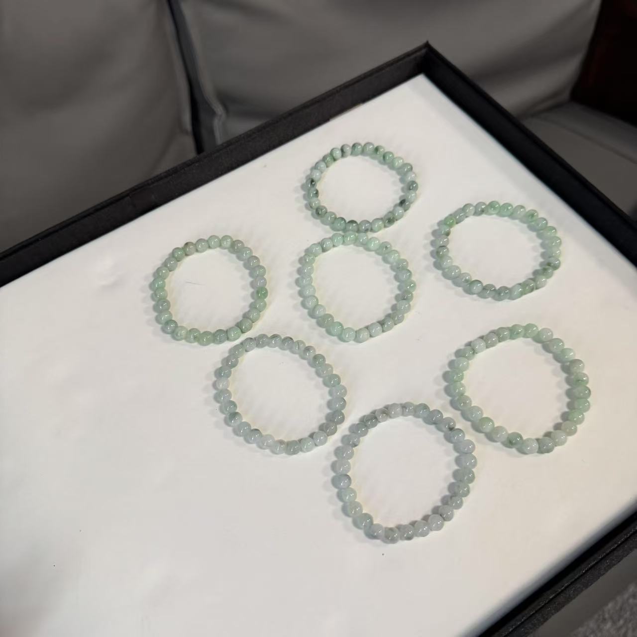 K388#缅甸翡翠手链卡7库存尾货（八楼）2255