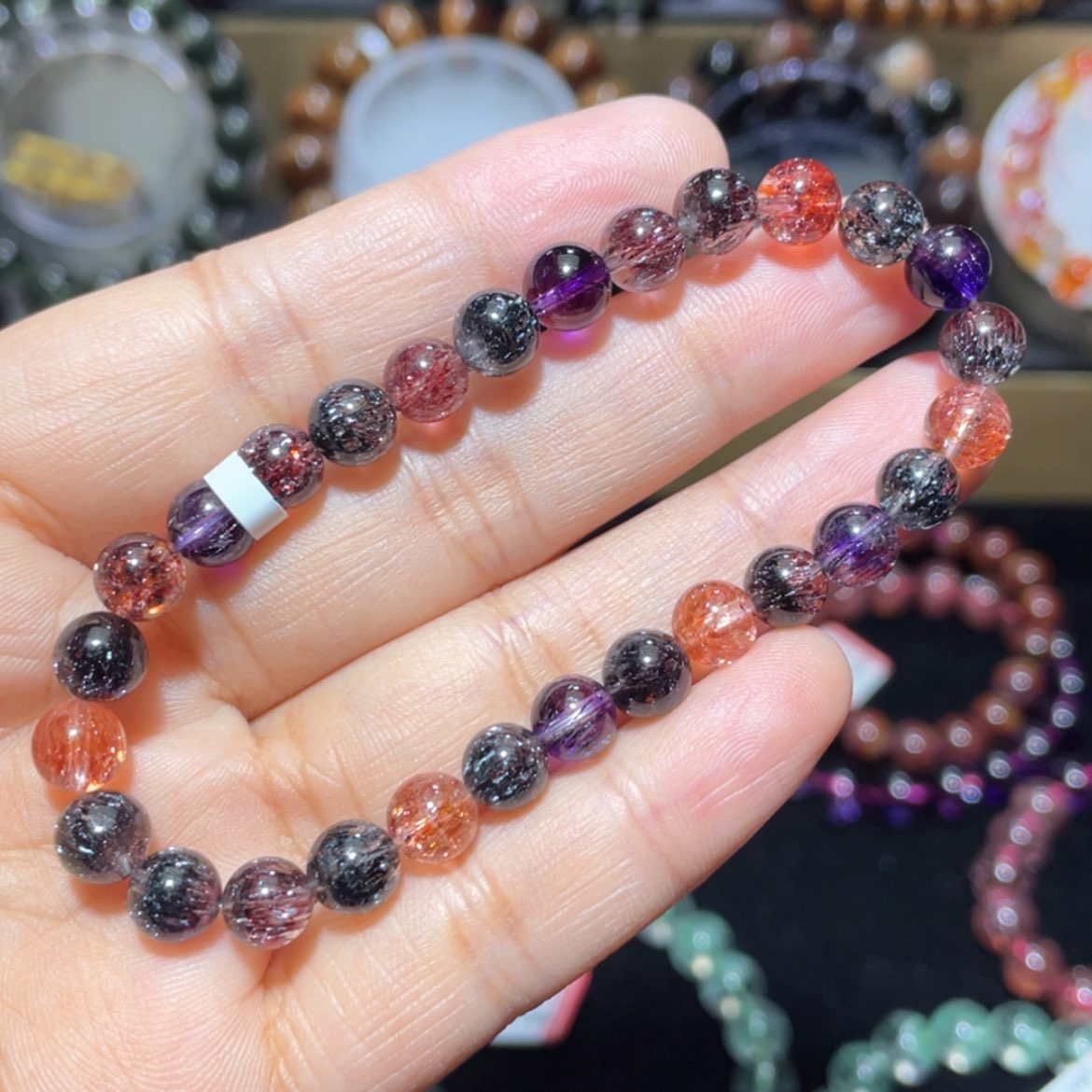 【闪购商品】手串未镶嵌水晶超七手串