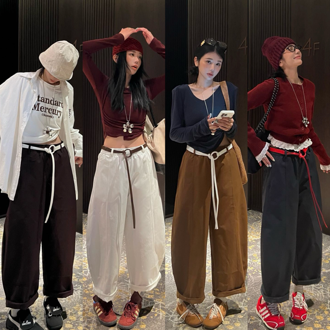 六六六秋款显瘦奶奶裤休闲裤536