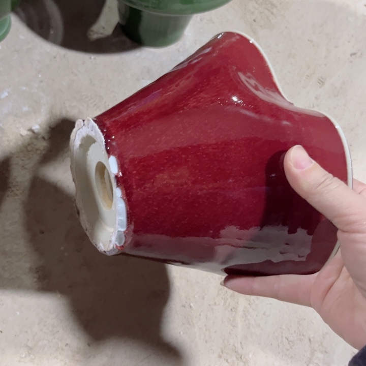 瓷片口19高13瑕景德镇陶瓷