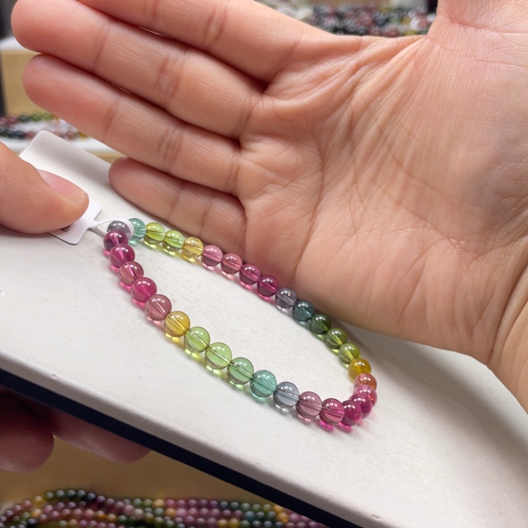 碧玺手链未镶嵌6mmmmmmmmmmmmmmmmmmmmm