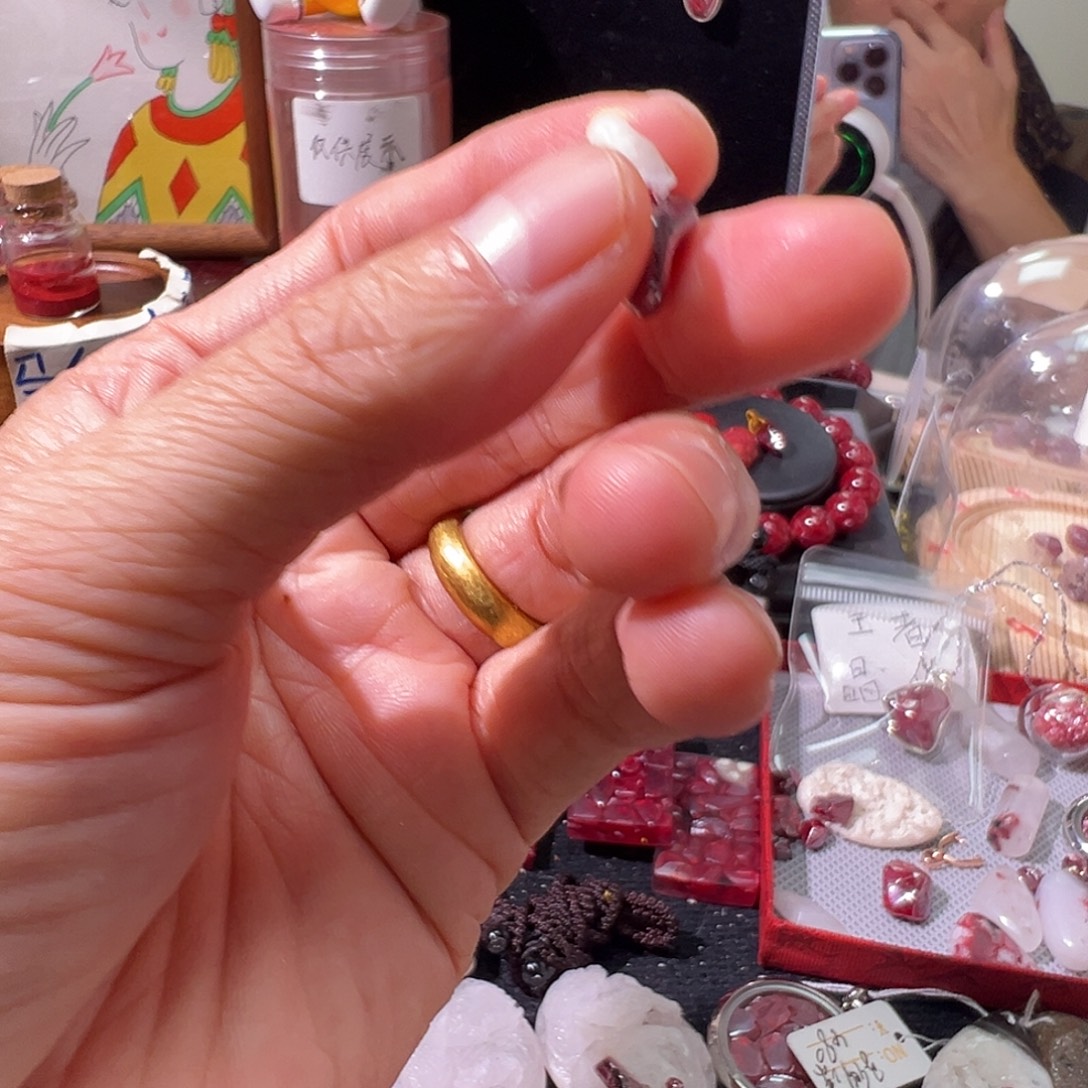 健***安天然辰砂雕刻晶体