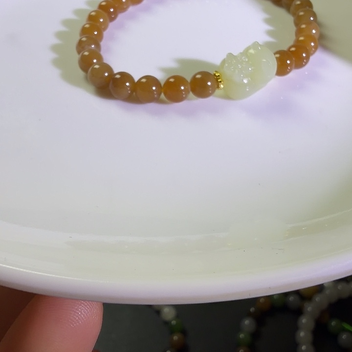 和田玉未镶嵌手链卡6