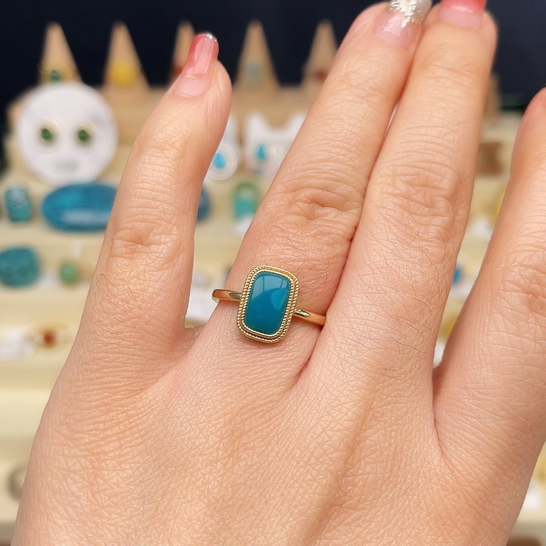 绿松石戒指合金女戒