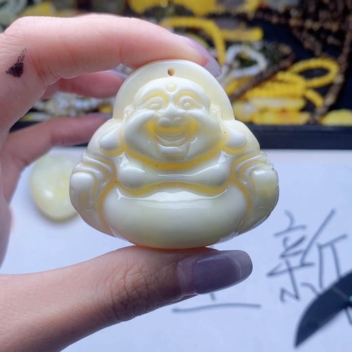 未镶嵌吊坠(不含链)蓝珀168吊坠