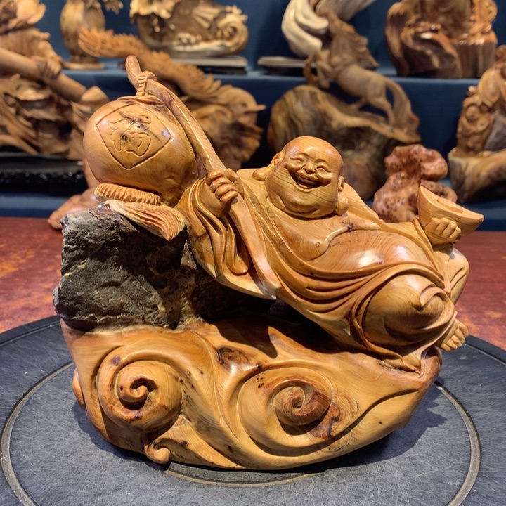 柏木（崖柏）根雕摆件