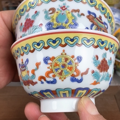 景德镇陶瓷藏式茶碗