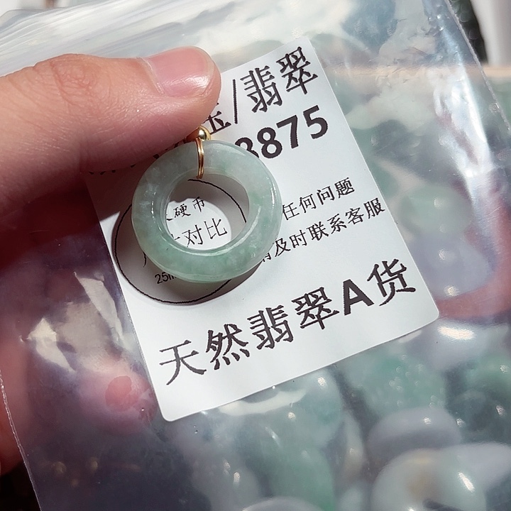 翡翠颈饰未镶嵌8875。