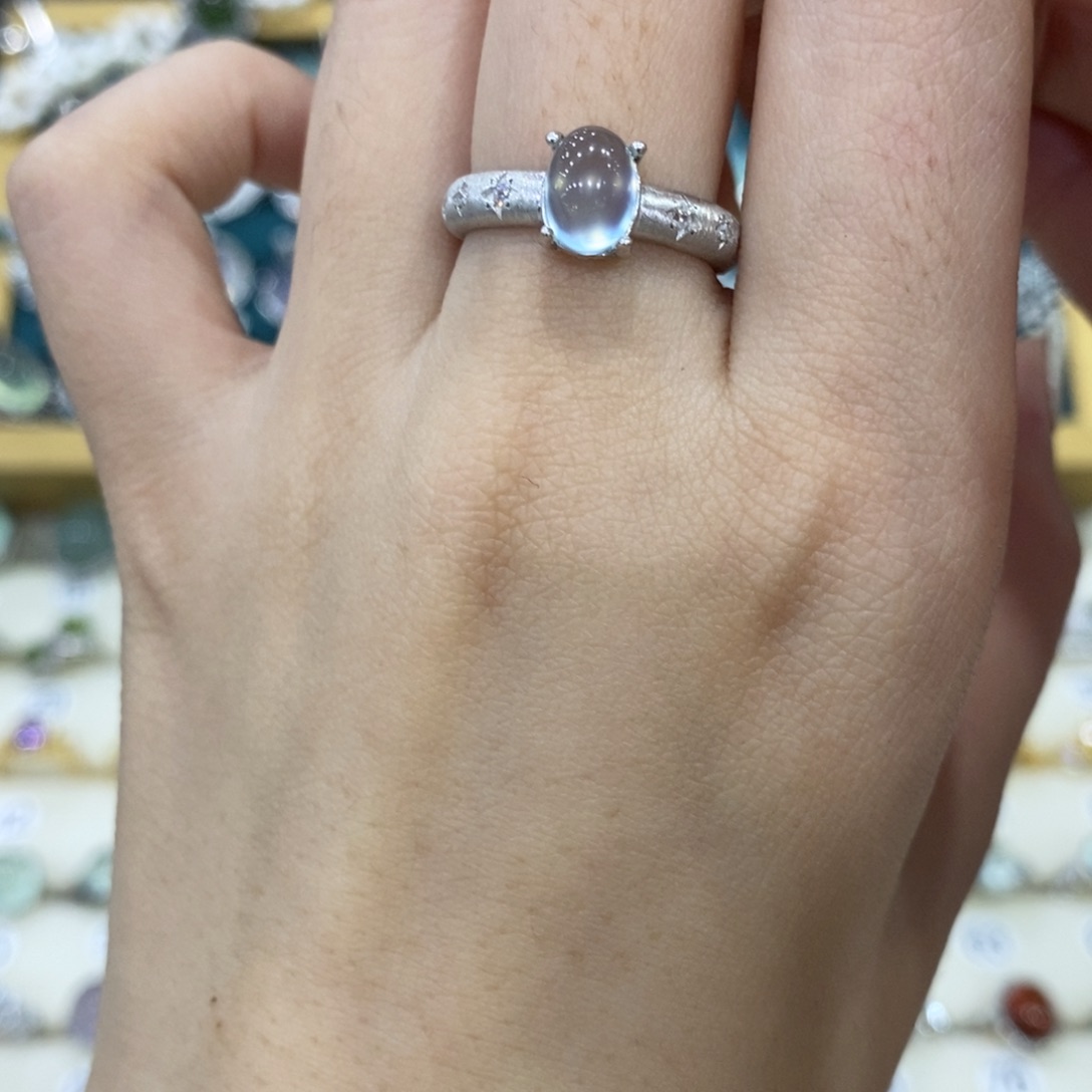 蛇纹石玉珠宝半成品银S925镶嵌π****?